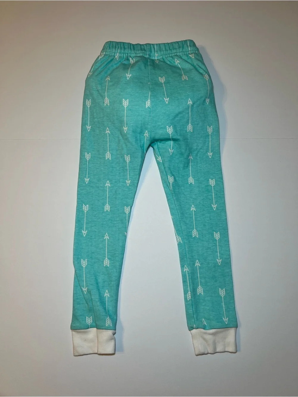Peejamas size 3T Toddler Arrow Print - Aqua unisex pajama bottoms
